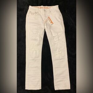 Rock Revival Alternative Straight White Jeans (Men’s) size waise 31/32